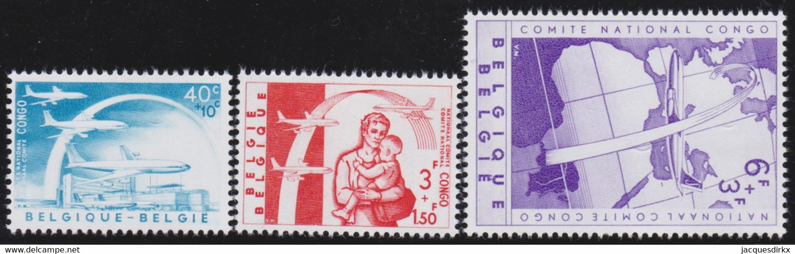 Belgie   .  OBP   .    1147/1149     .     **   .     Postfris  . / .   Neuf SANS Charniére - Ungebraucht