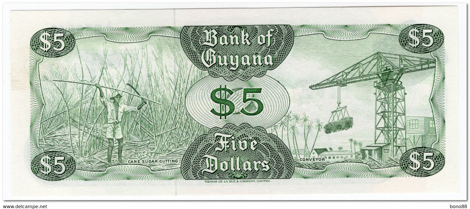 GUYANA,5 DOLLARS,1992,P.33f,UNC - Guyana