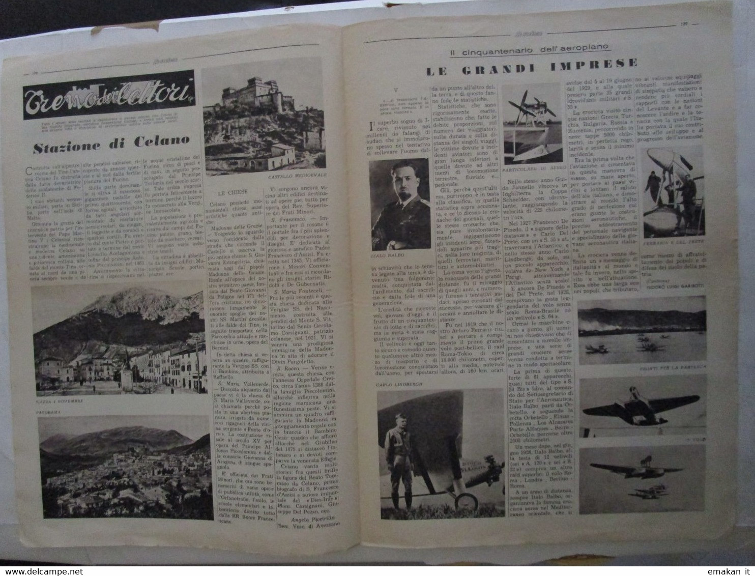 # LO SCOLARO N 17 / 1954 CORRIERE SETTIMANALE DEI PICCOLI STUDENTI / CELANO / AEREI - Premières éditions