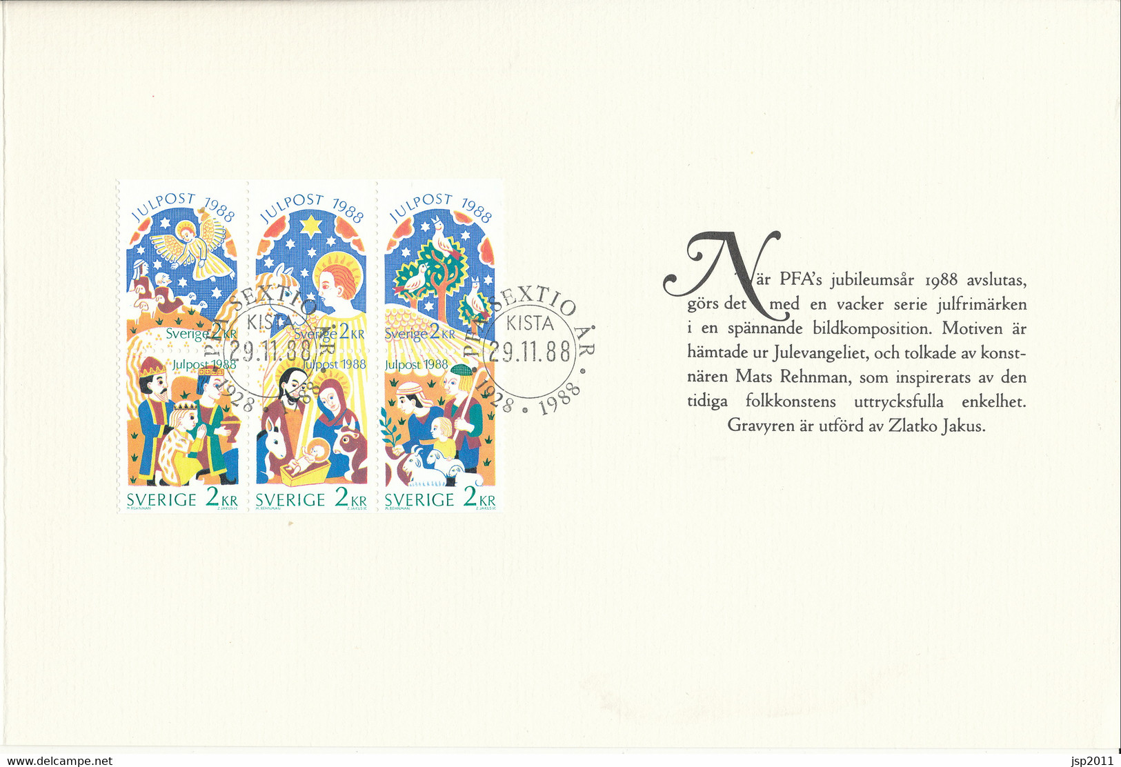 Sweden 1988. "A Gift For Our Subscribers 1988". See Descrition. MNH(**) - Essais & Réimpressions