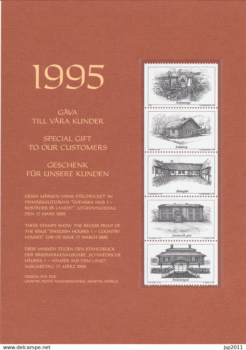 Sweden 1995. "Special Gift To Our Subscribers". See Descrition. MNH(**) - Proofs & Reprints