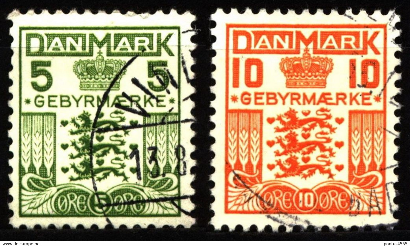 Denmark 1934 Mi V17-V18 Newspaper Stamps - Service