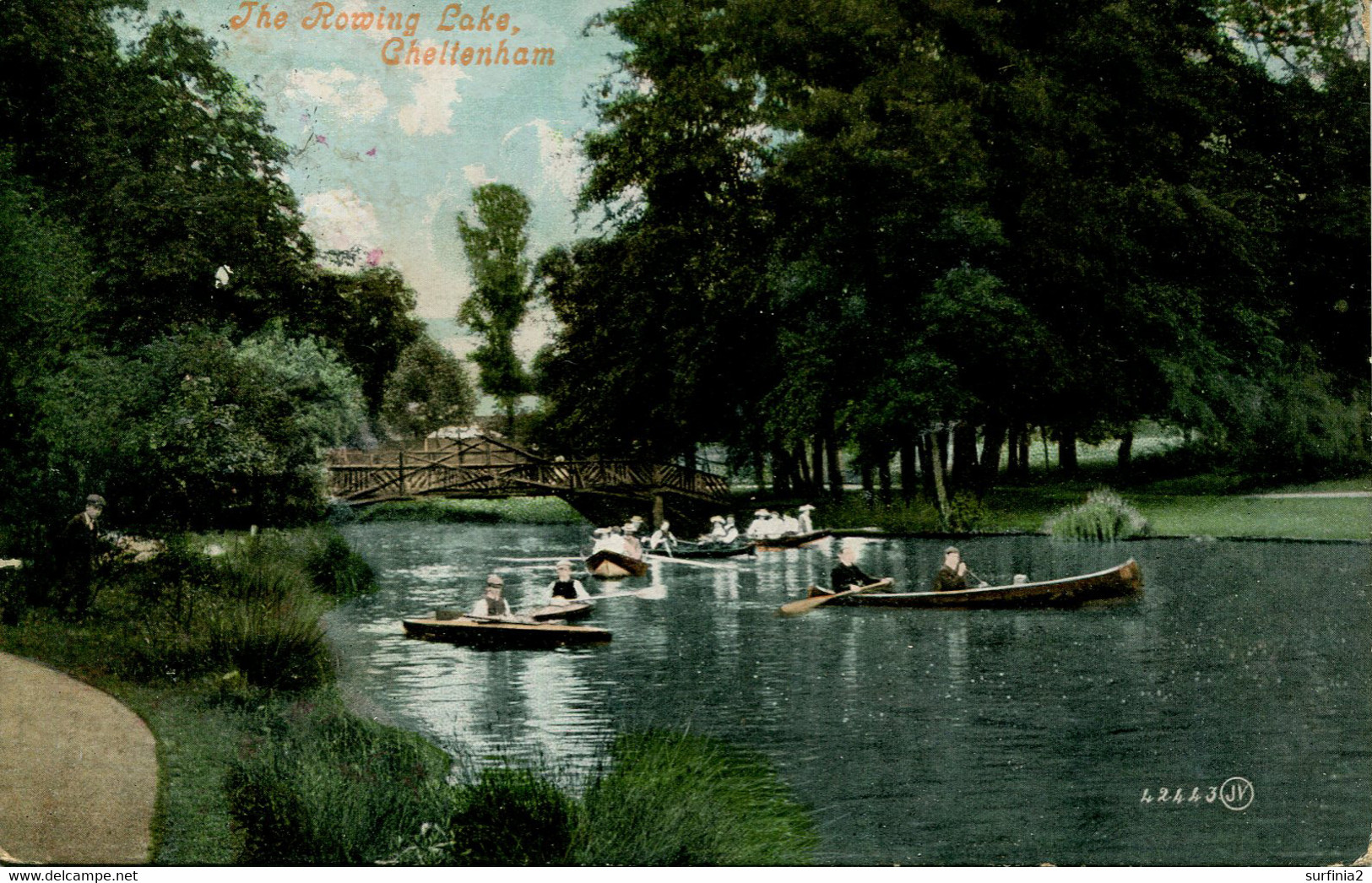 GLOS - CHELTENHAM - THE ROWING LAKE 1906 Gl463 - Cheltenham