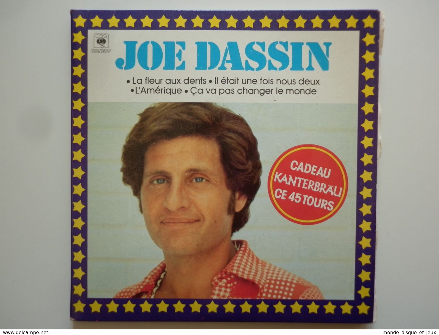 Joe Dassin, Gérard Lenorman Double 45Tours EP Vinyle Promo Cadeau Kanterbrau Ce 45 Tours - 45 T - Maxi-Single
