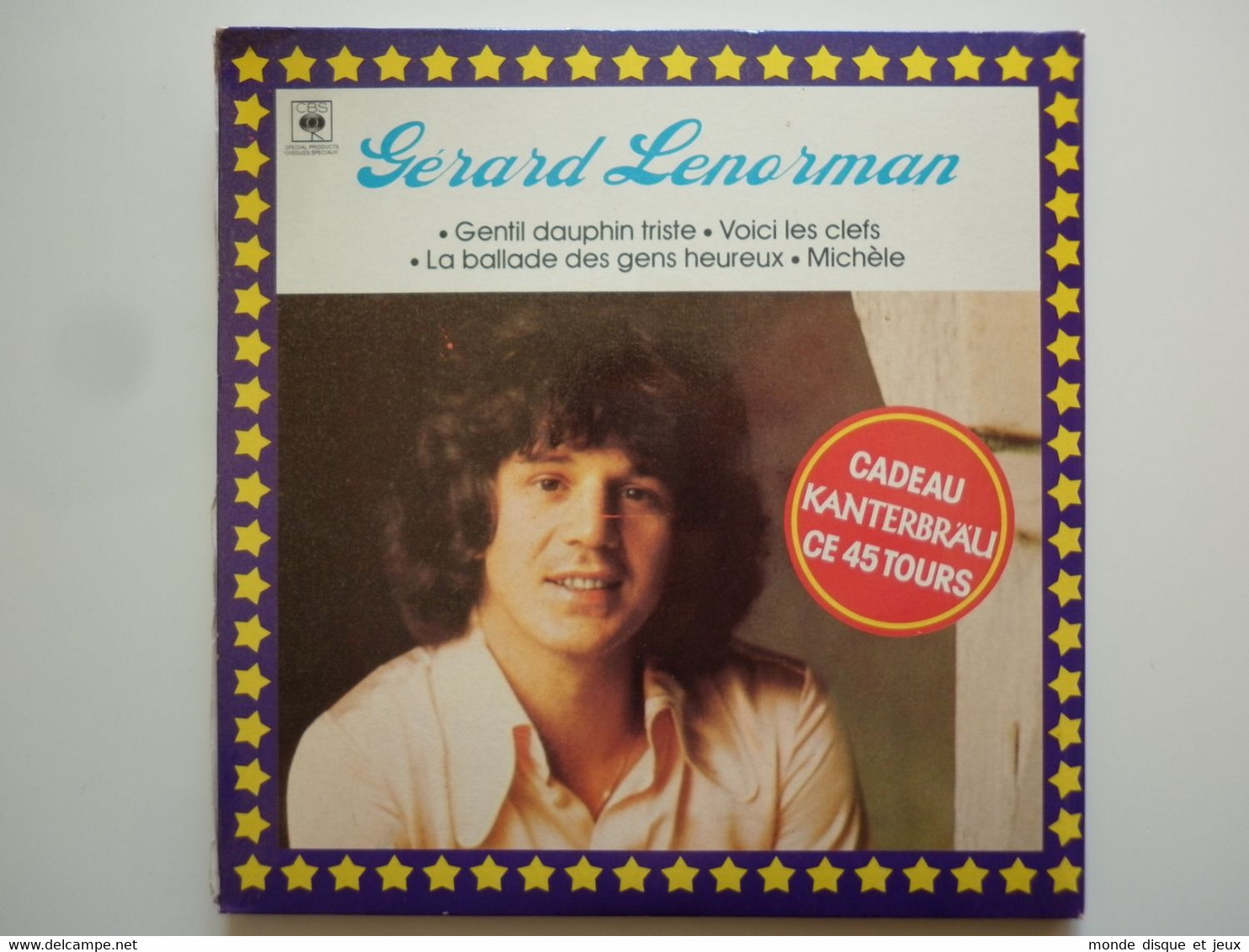 Joe Dassin, Gérard Lenorman Double 45Tours EP Vinyle Promo Cadeau Kanterbrau Ce 45 Tours - 45 T - Maxi-Single