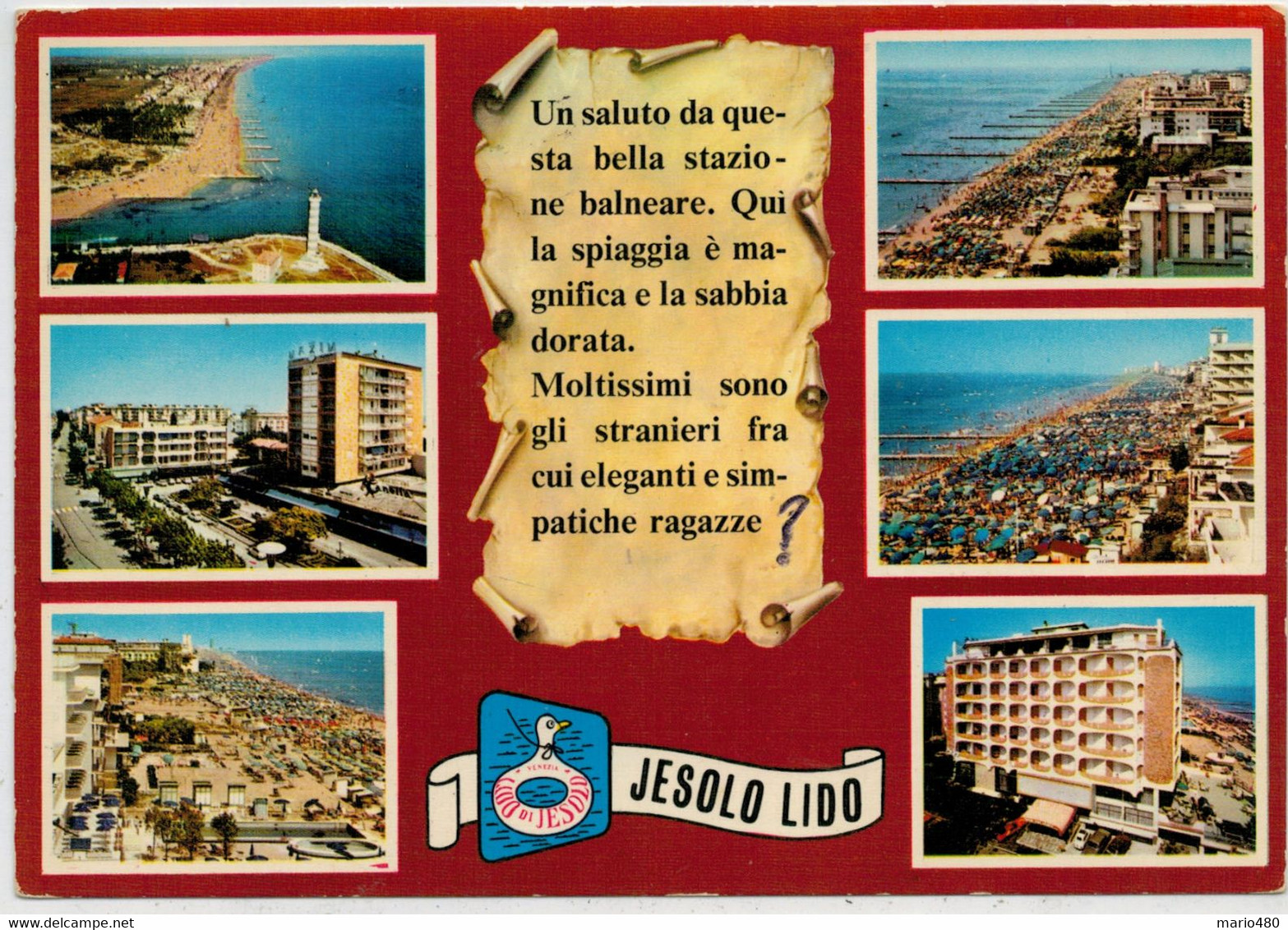 JESOLO  LIDO   SOUVENIR            (VIAGGIATA) - Other & Unclassified