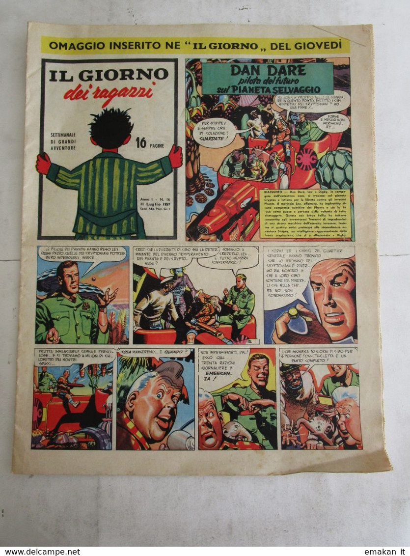 # IL GIORNO DEI RAGAZZI N 16 / 1957 - Premières éditions