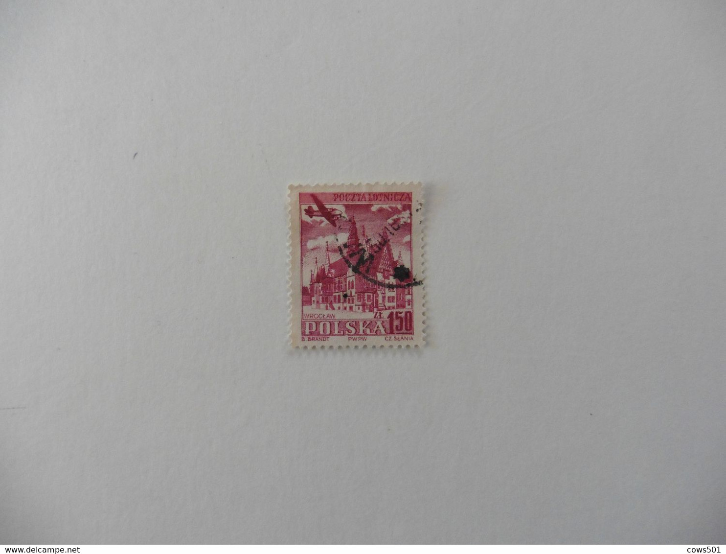 Pologne > Poste Aérienne  :Timbre N° 37 Oblitéré - Used Stamps
