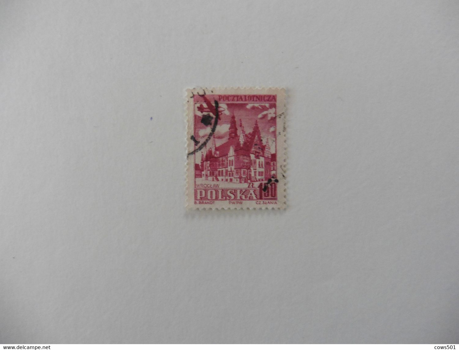 Pologne > Poste Aérienne  :Timbre N° 37 Oblitéré - Used Stamps