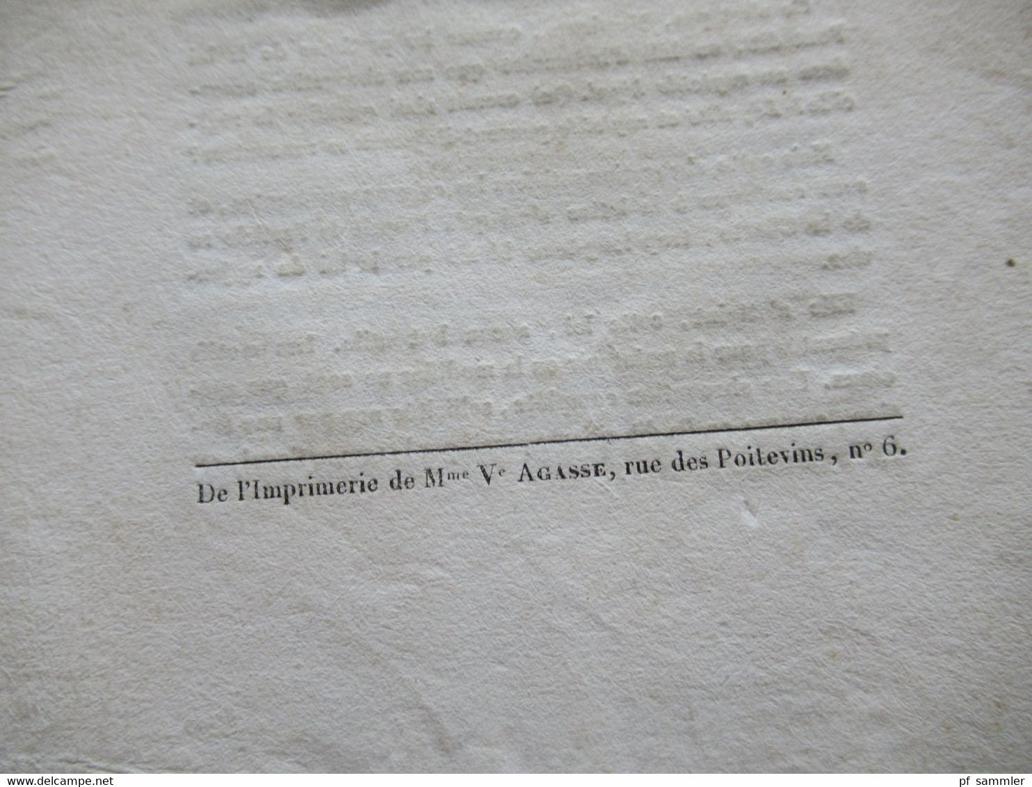 Frankreich 1832 Bericht Chambre des Deputes / Repräsentantenhaus Rapport fait par M. Duboys (D'Angers)