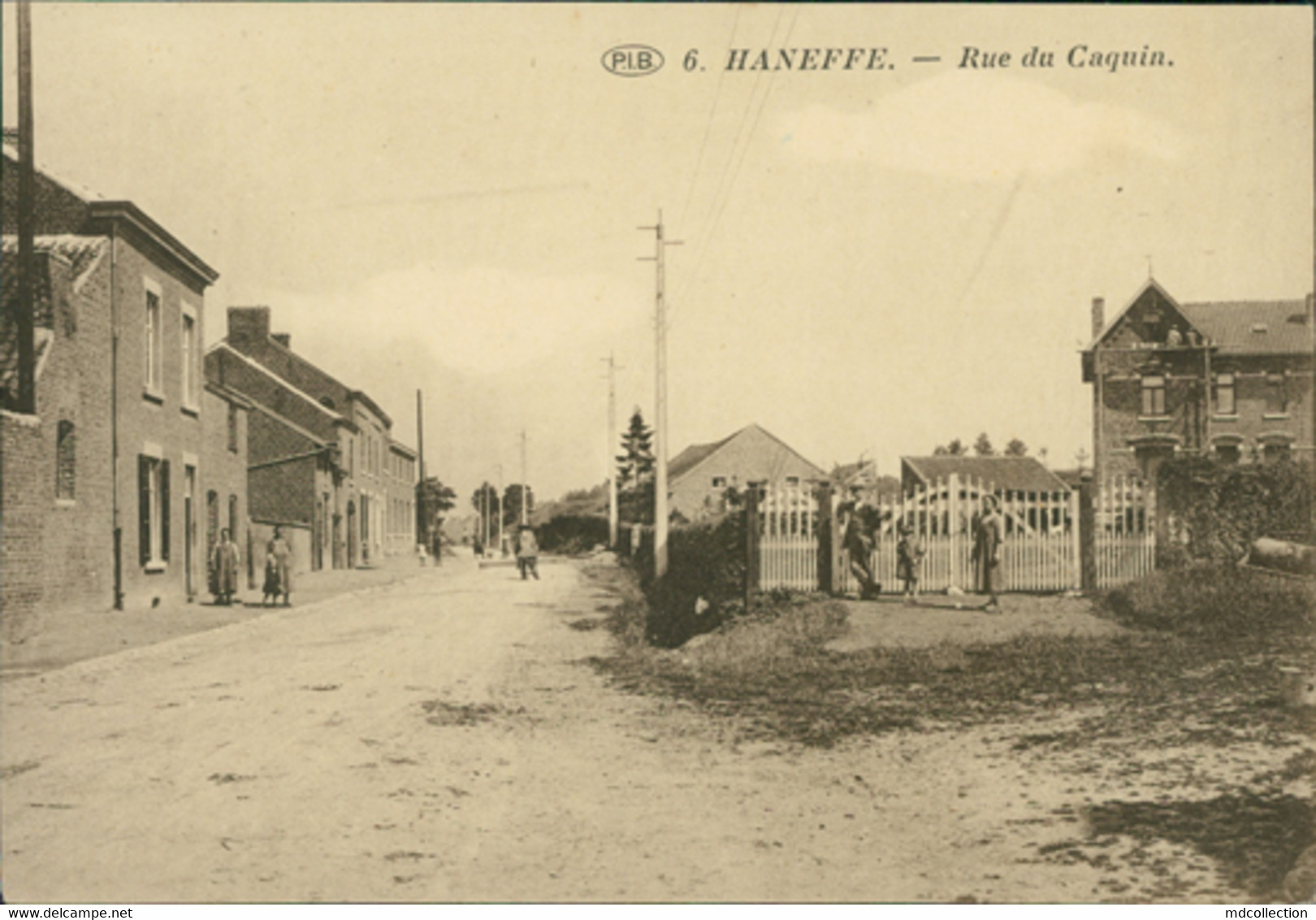 BE DONCEEL / Rue Du Caquin / CARTE ANIMEE - Donceel