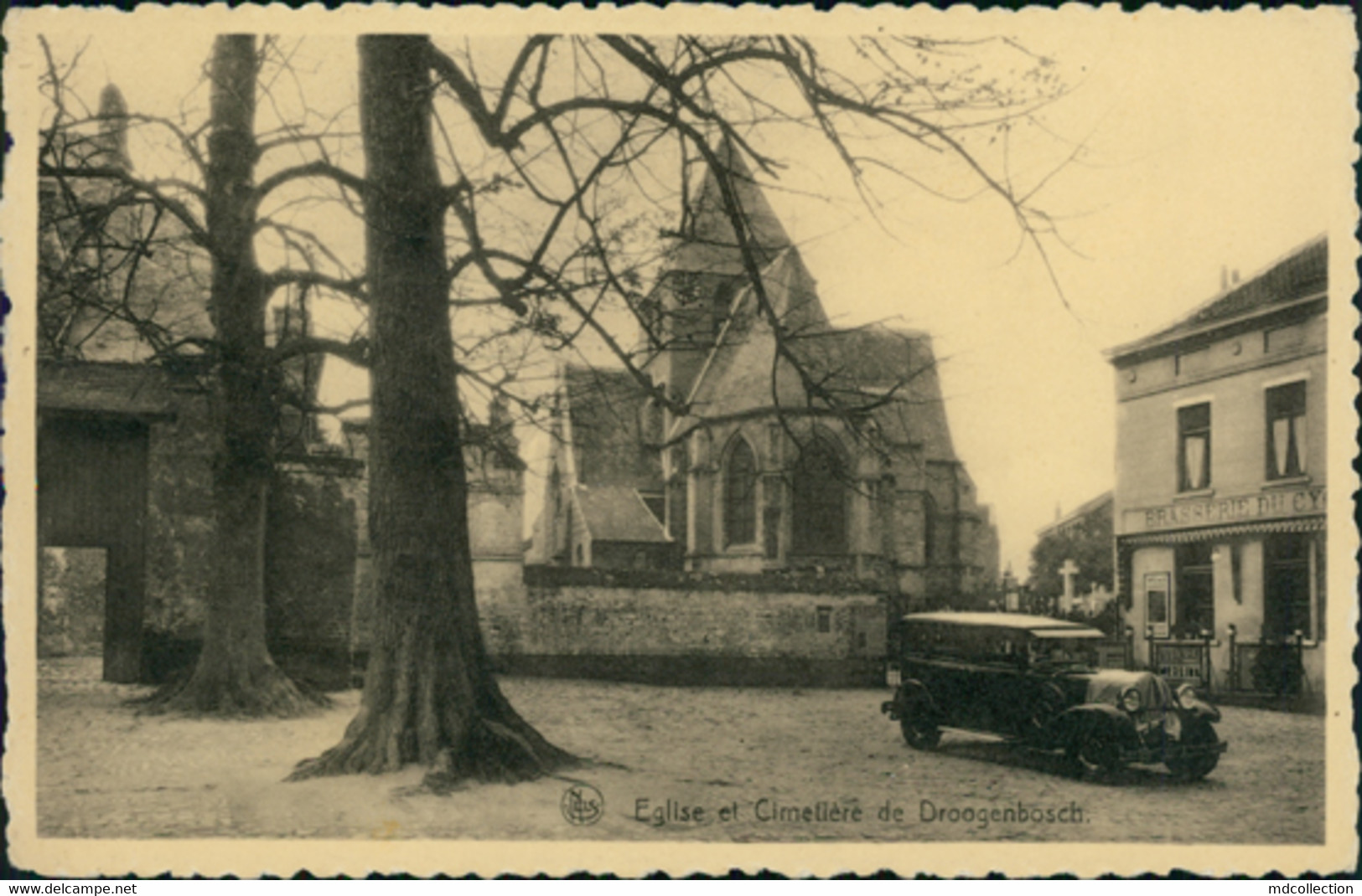 BE DROGENBOS / Eglise Et Cimetière / AUTOMOBILE - Drogenbos