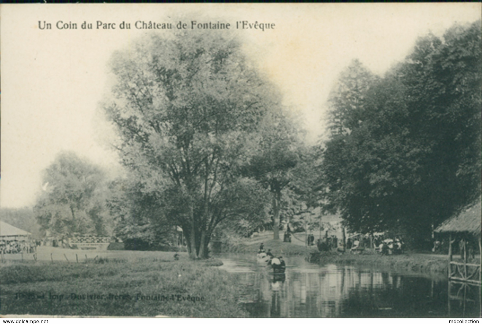 BE FONTAINE L'EVEQUE / Un Coin Du Parc Du Château / - Fontaine-l'Eveque