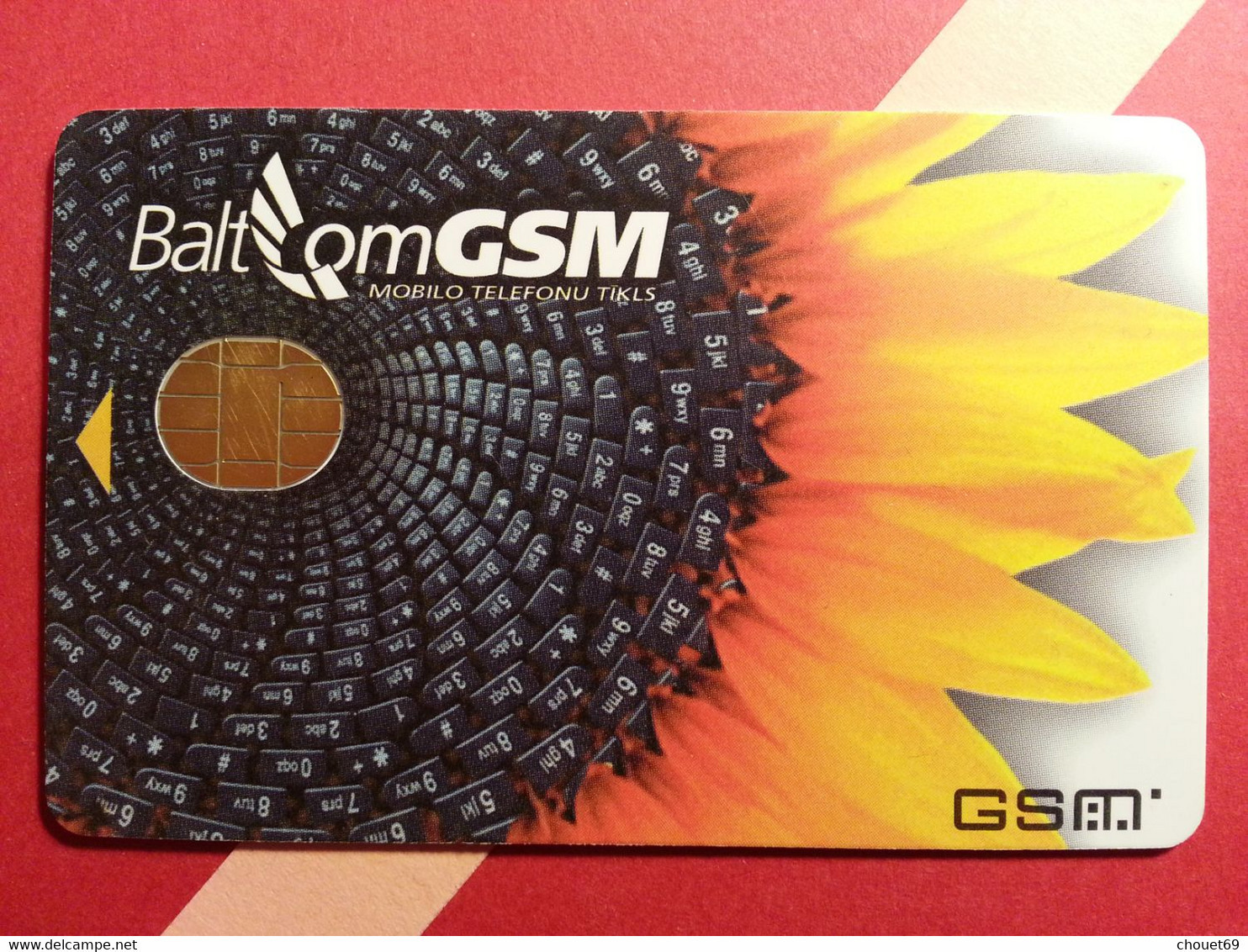 LATVIA SIM GSM BALT Com TIKLS Baltcom - USIM RARE MINT (R0621 - Lettonia