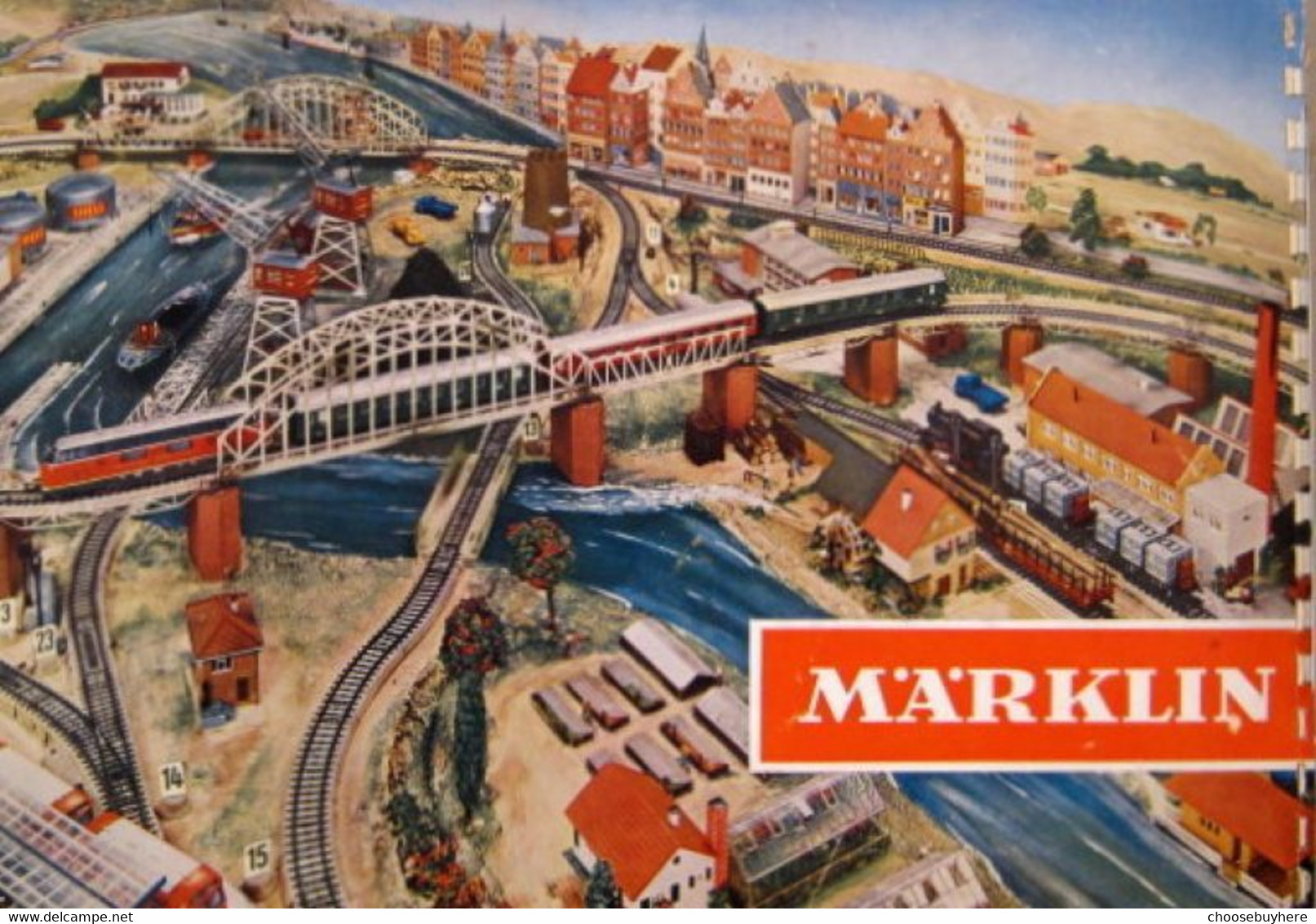 Märklin Track Plan Track Plans 0330 Tracks H0 Spiral Binding Märklin Gleisplan Gleispläne 0330 Gleisanlagen H0 - Rails
