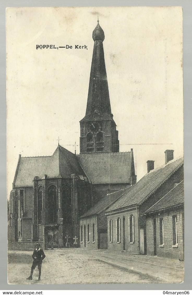 ***  POPPEL  ***   -   De Kerk  -   Zie / Voir Scan - Ravels