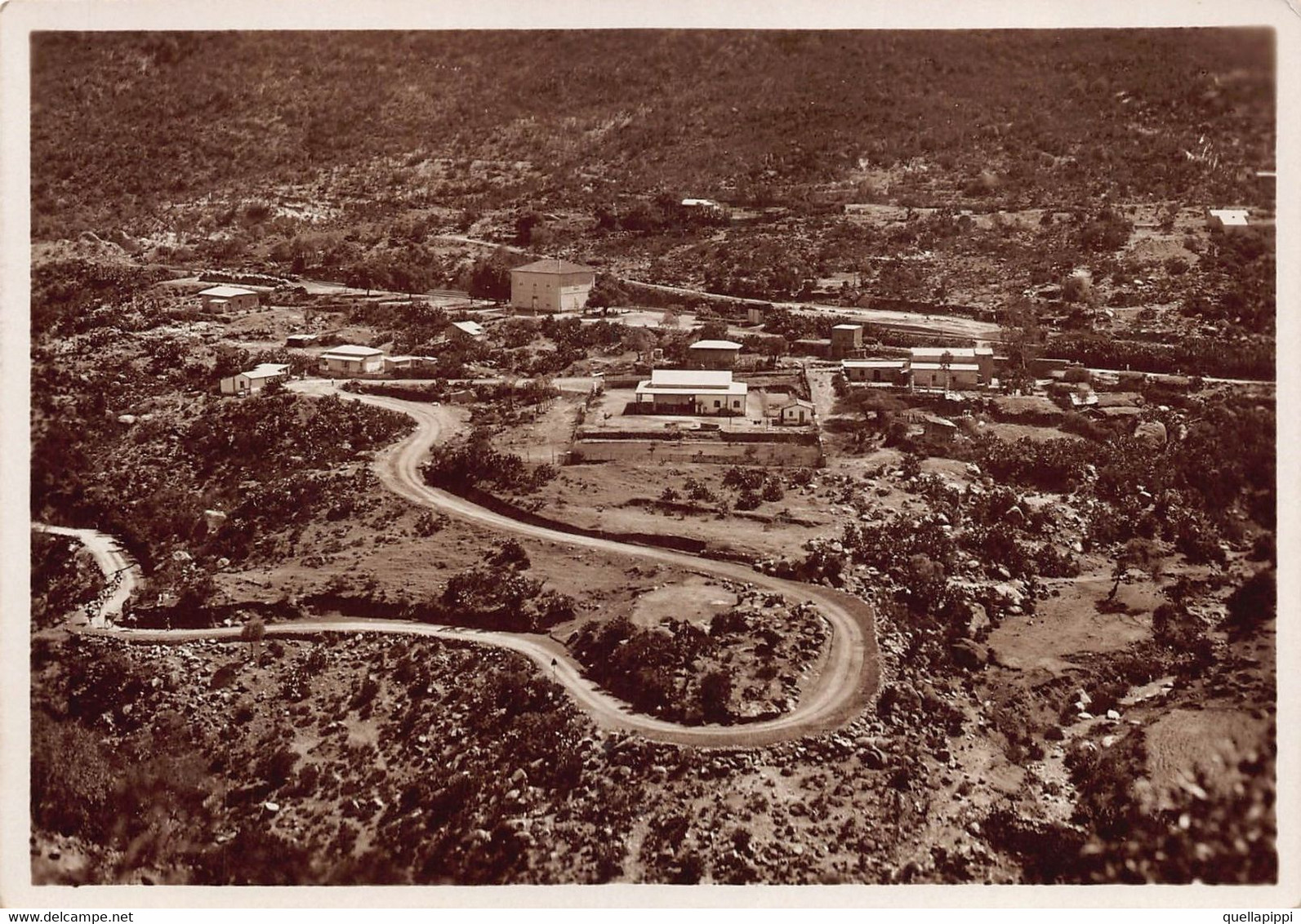 013817 "NEFASIT - PANORAMA GENERALE" VEDUTA.  CART SPED 1936 - Eritrea