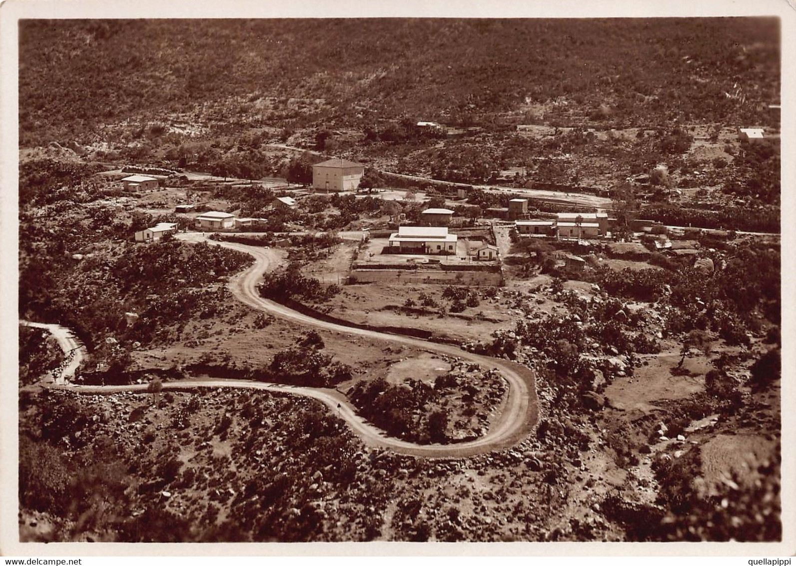 013817 "NEFASIT - PANORAMA GENERALE" VEDUTA.  CART SPED 1936 - Erythrée