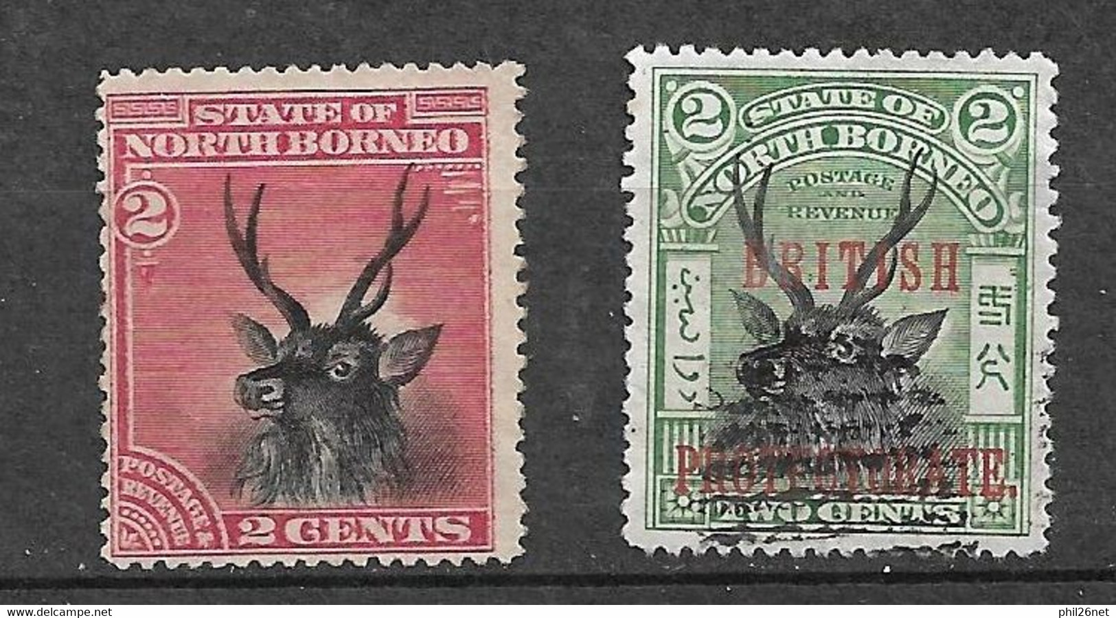 North Borneo  UK  N° 53 Neuf (* ) Cerf Malais Le  113  Offert B/TB  Voir Scans   - Noord Borneo (...-1963)