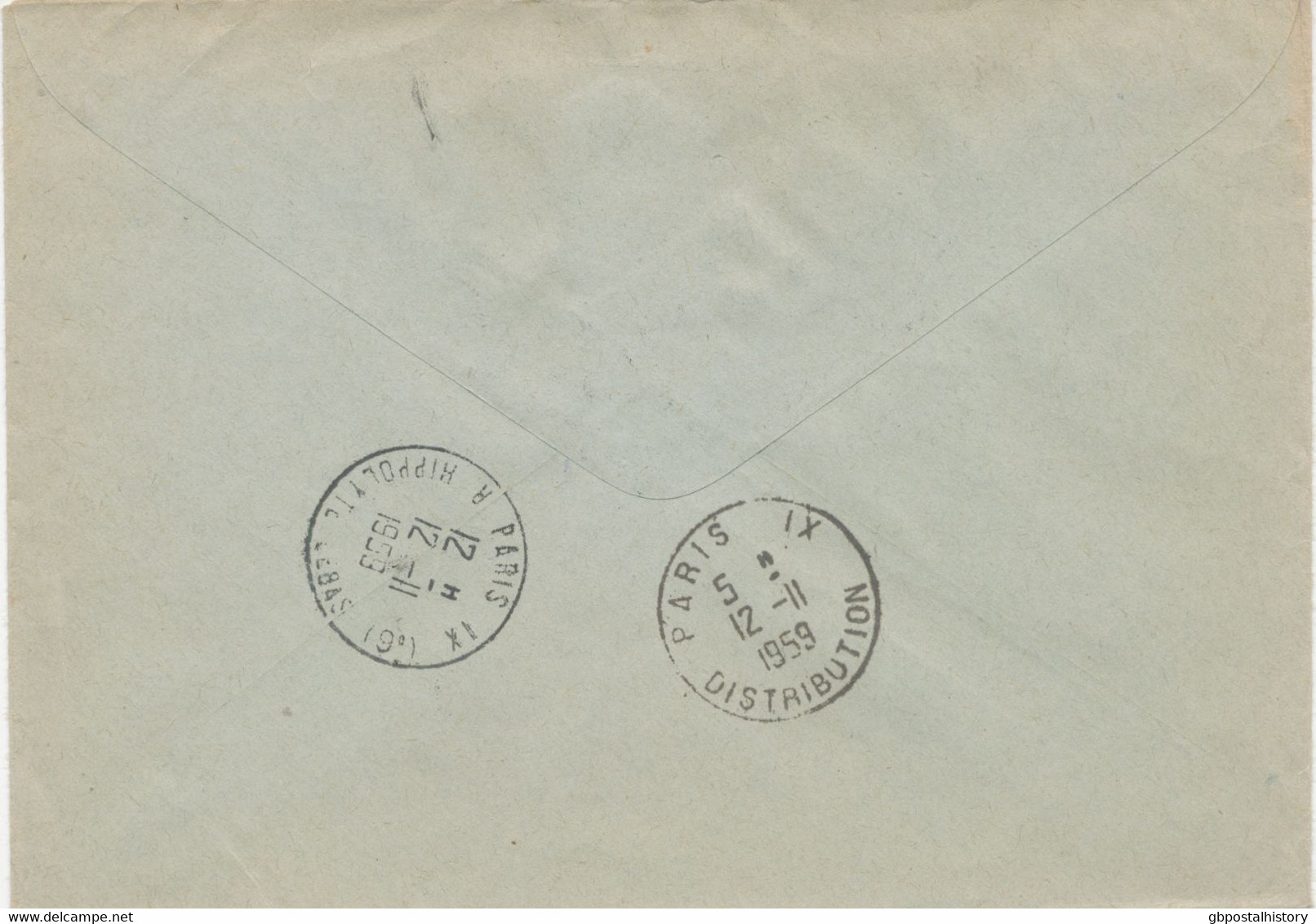 SOWJETUNION 1959 Int. MiF Auf Kab.-R-Brief Nach PARIS   SOVIET UNION 1959 Int. Mixed Franking On Superb R-cover To PARIS - Briefe U. Dokumente