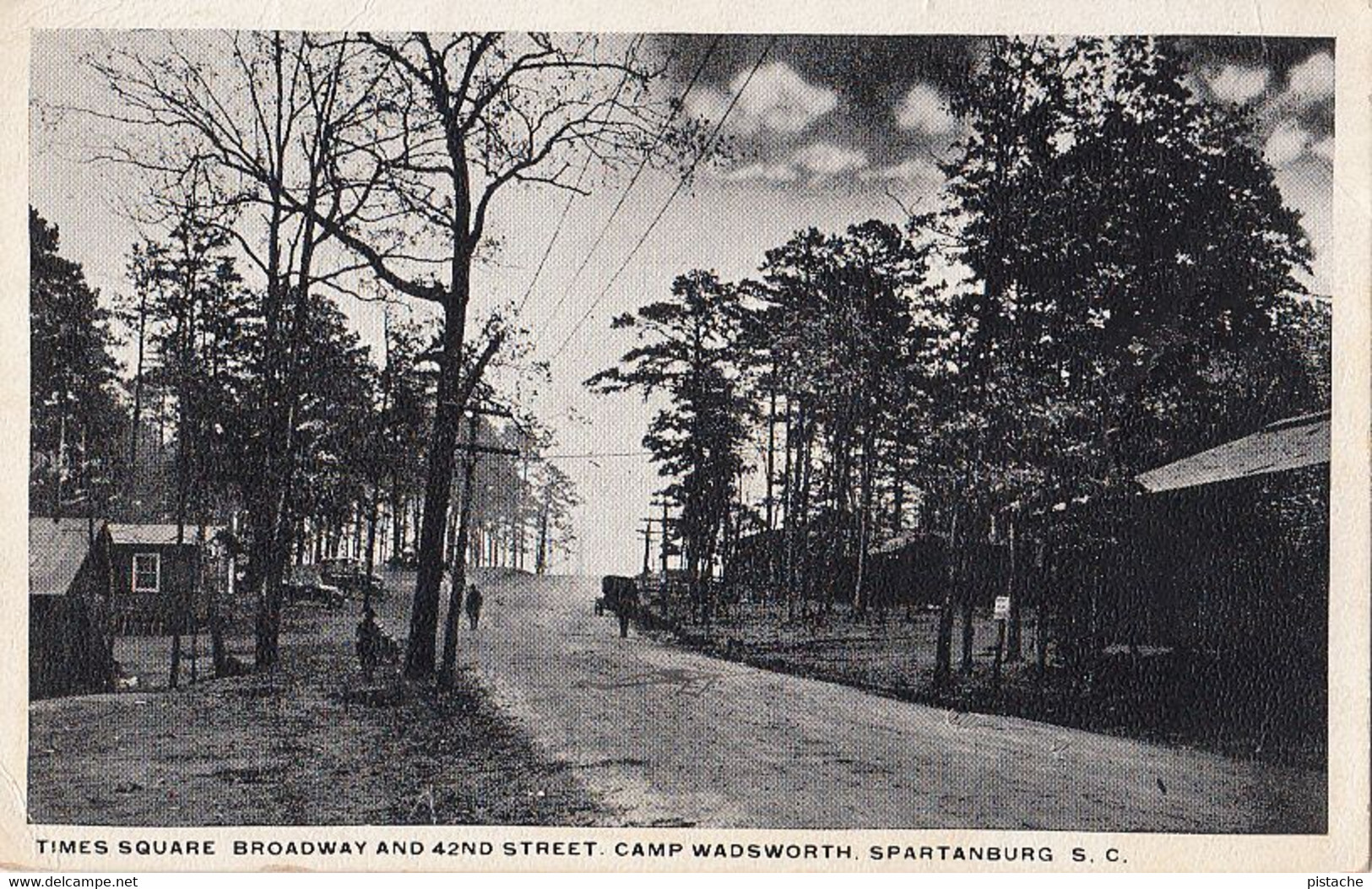 1172 – Times Square Broadway And 42nd Street – Camp Wadsworth – Spartanburg North Carolina – YMCA – Condition: See Scans - Spartanburg