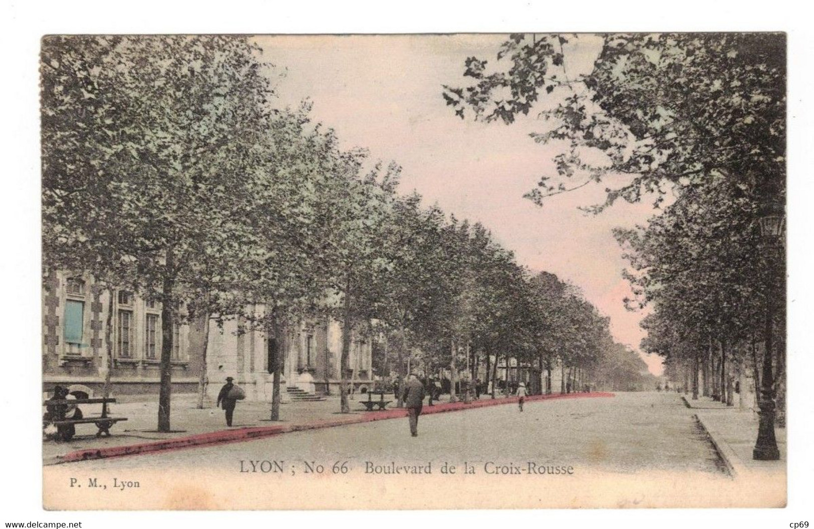 Lyon - No 66 Boulevard De La Croix-Rousse - Rhône 69004 Cpa Ayant Voyagée En 1904 En B.Etat - Lyon 4