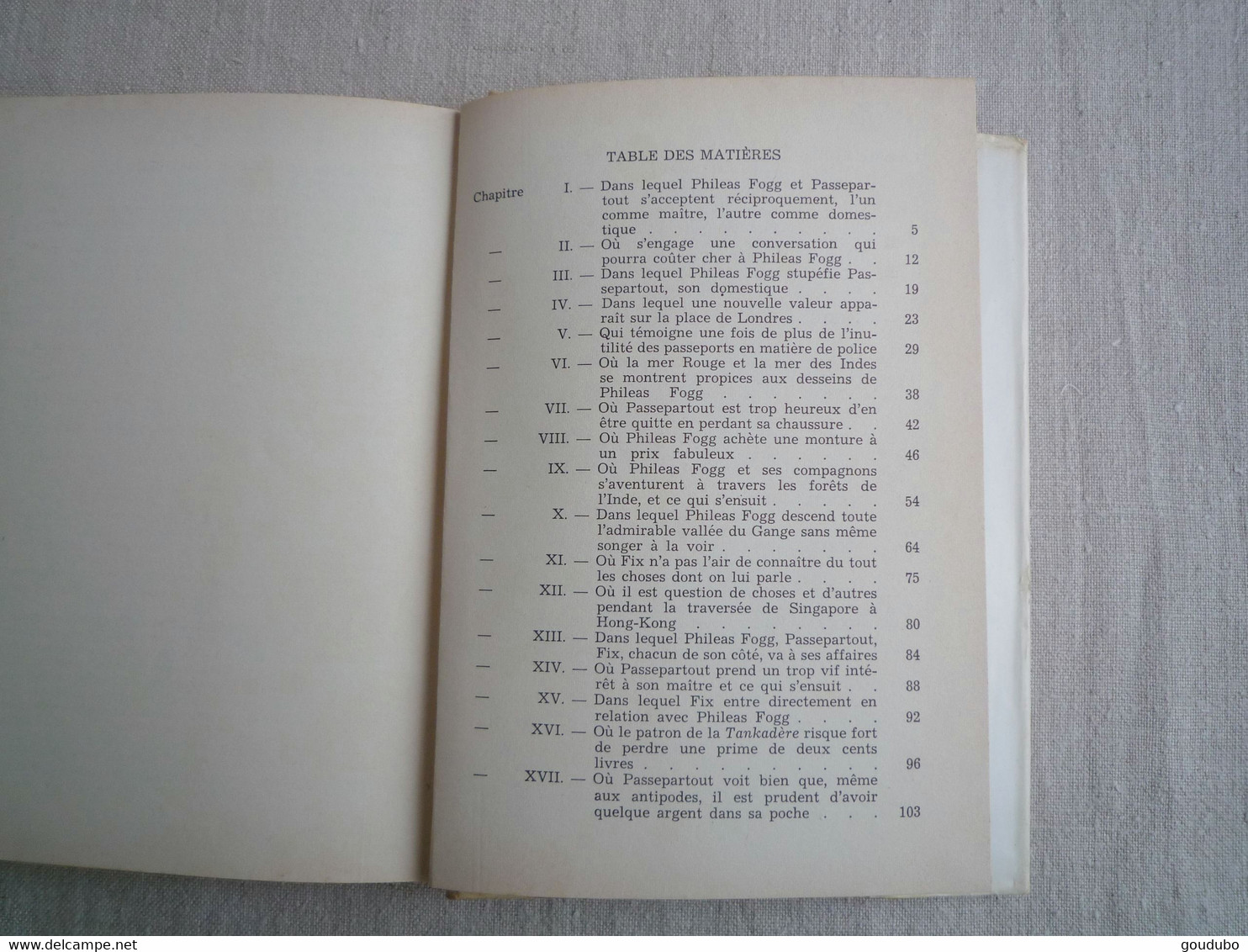 Jules Verne Le tour du monde en 80 jours Hachette 1957 Henri Dimpre Idéal bibliothèque.