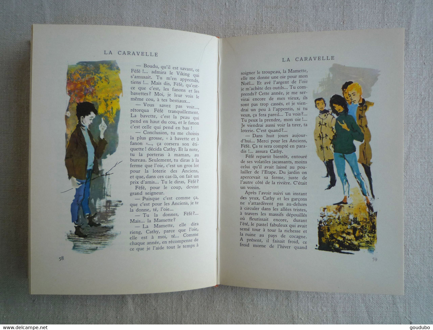 Saint-Marcoux La Caravelle Illustrations Daniel Dupuy 1960 .Rouge Et Or Souveraine. - Bibliothèque Rouge Et Or