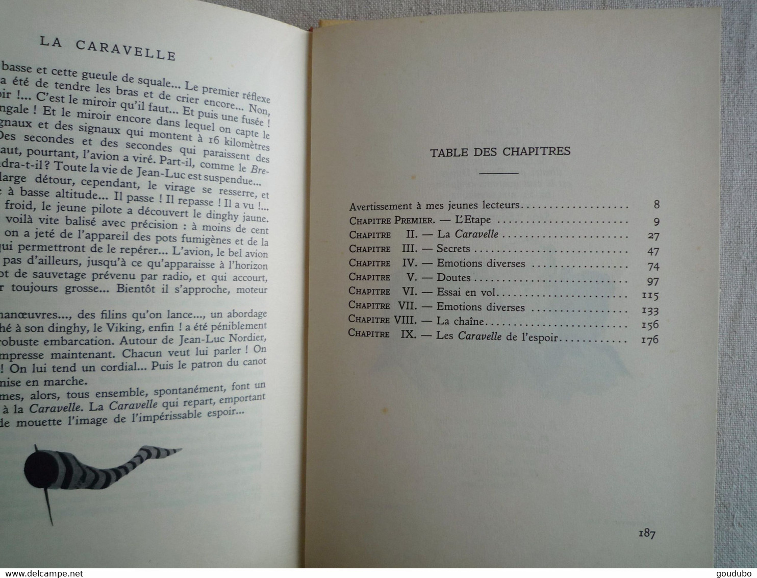 Saint-Marcoux La caravelle illustrations Daniel Dupuy 1960 .Rouge et Or Souveraine.