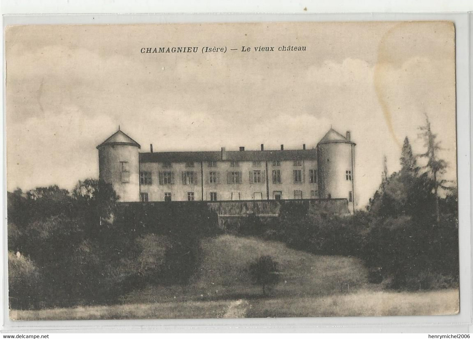 38 Isère Chamagnieu Le Vieux Chateau Par Crémieu 1932 - Crémieu