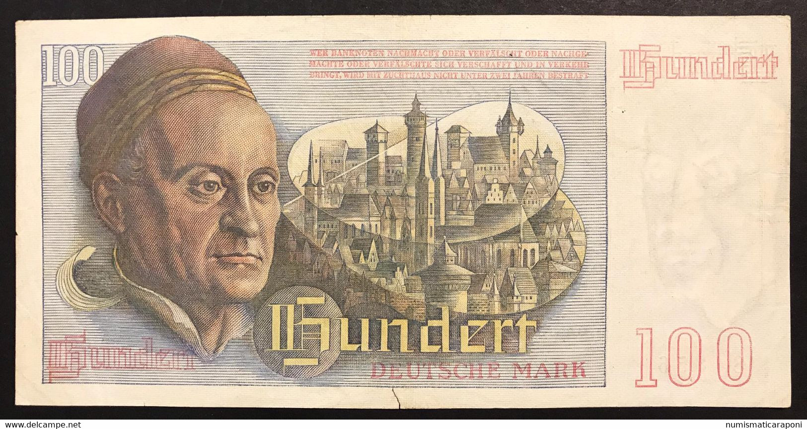 Germania Germany DEUTSCHER LANDER 1948 100 MARK ALEMANIA BANKNOTE PICK#15a Taglietto Bb Lotto.3861 - 100 Mark