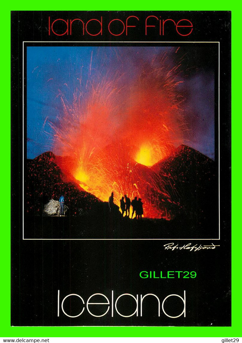 CARTE MAXIMUM - REYKJAVIK, ICELAND -  THE HEKLA ERUPTION 1970 - - Maximumkarten