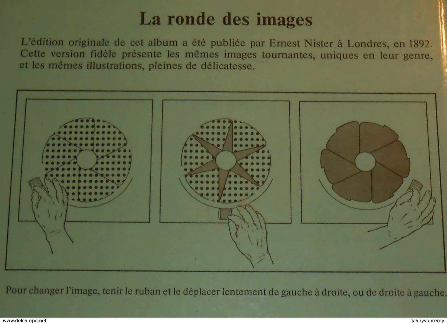 La Ronde Des Images. Livre à Images Tournantes. 1979. - Bibliotheque Rouge Et Or