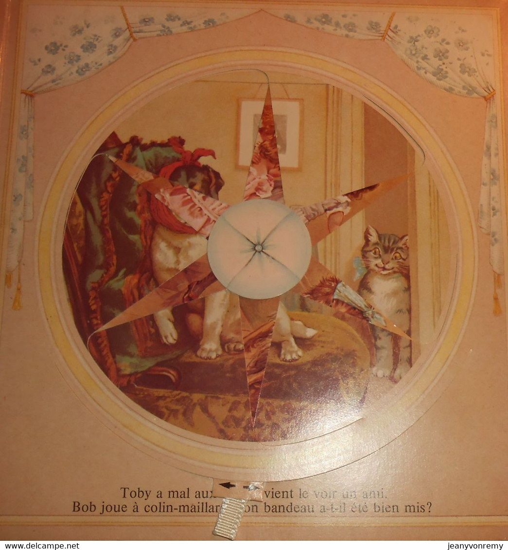 La Ronde Des Images. Livre à Images Tournantes. 1979. - Bibliothèque Rouge Et Or