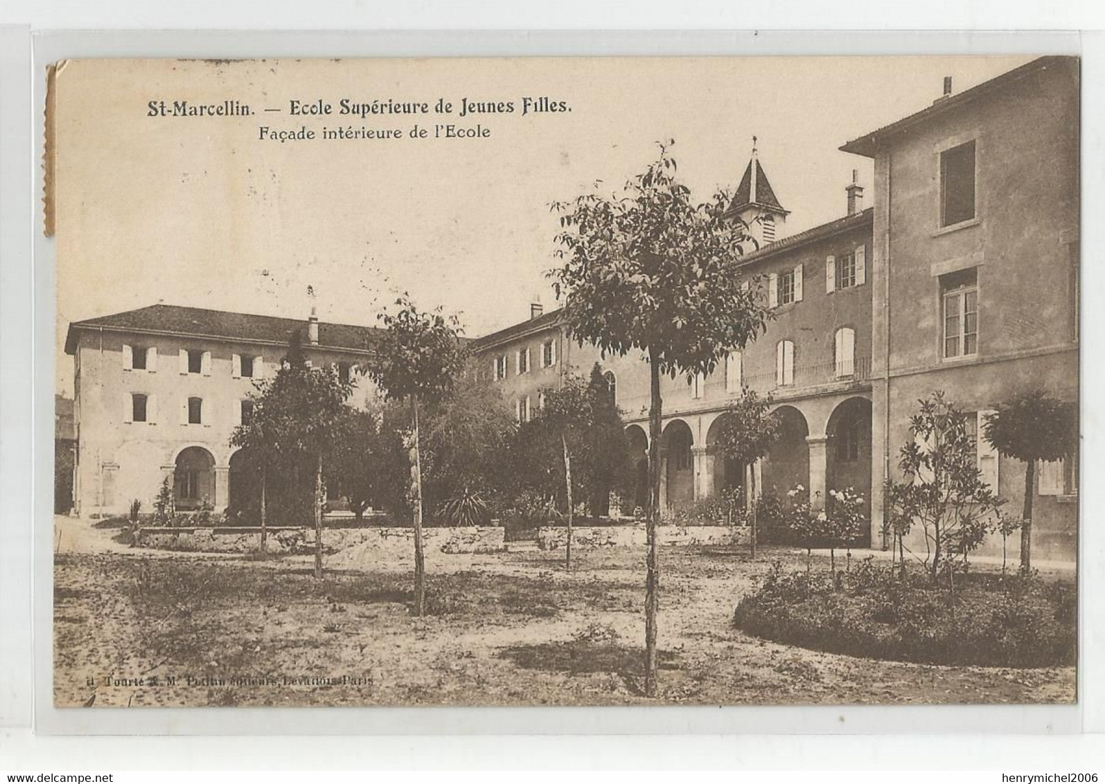 38 Isère St Saint Marcellin école Supérieure De Jeunes Filles Façade Intérieure - Saint-Marcellin