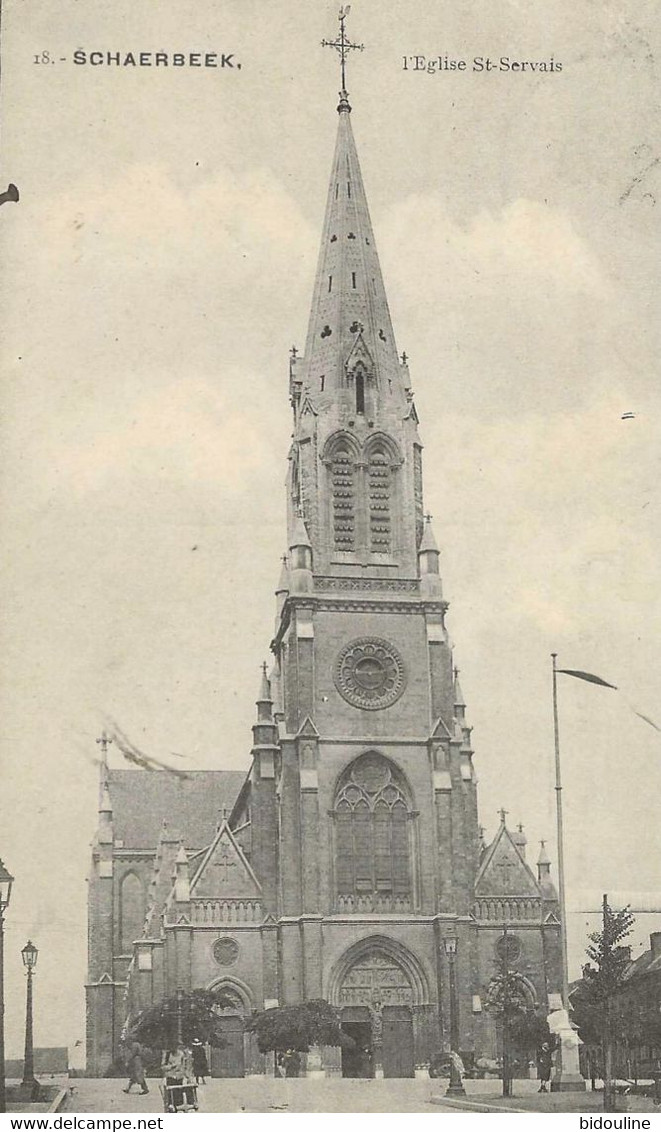 CPA-SCHAERBEEK " L'Eglise St-Servais " - Schaerbeek - Schaarbeek