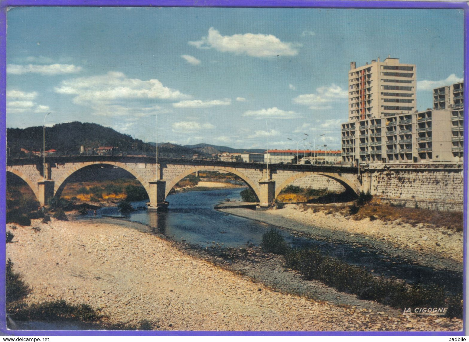 Carte Postale 30.  Alès  Le Gardon D'Alès   Très Beau Plan - Alès