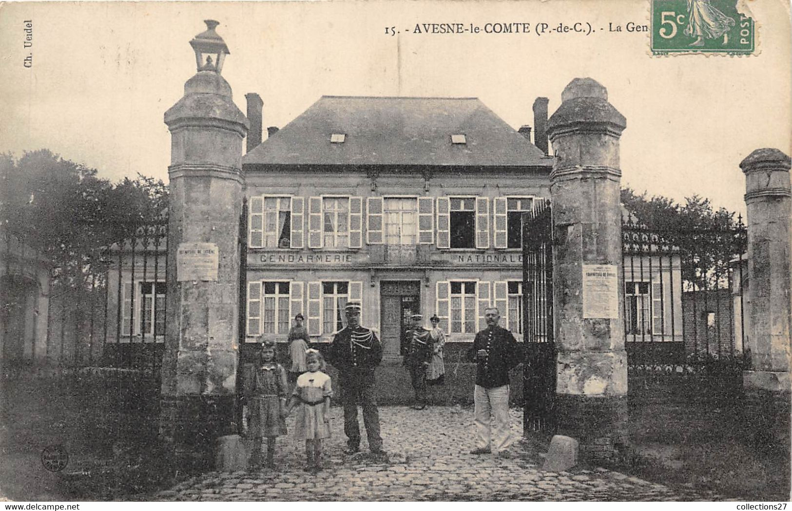 62-AVESNE-LE-COMTE- LA GENDARMERIE - Avesnes Le Comte