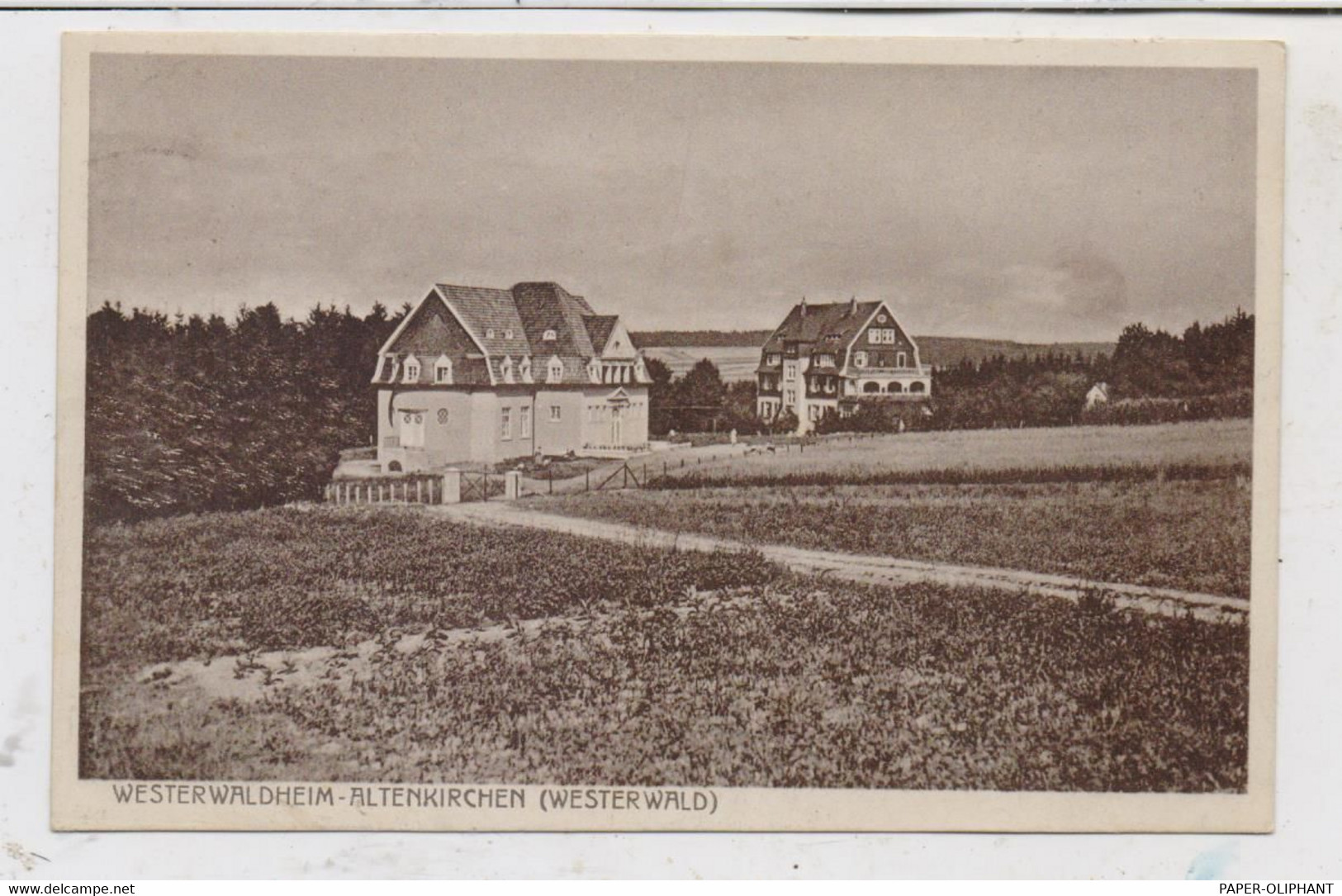 5230 ALTENKIRCHEN, Westerwaldheim, 1929 - Altenkirchen