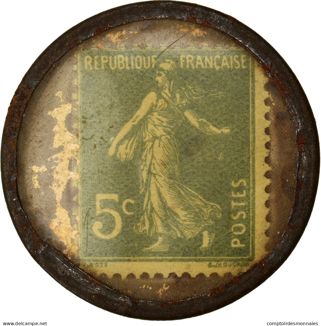 Monnaie, France, Escoffier & Hamelin MORLAIX, 5 Centimes, Timbre-Monnaie, TTB - Monétaires / De Nécessité