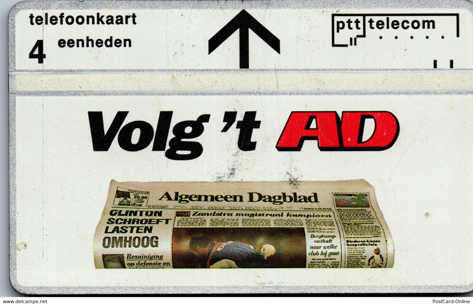 30644 - Niederlande - PTT , Volg't AD , Algemeen Dagblad - Públicas