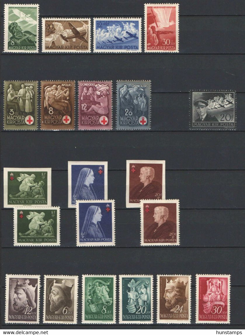 Hungary 1942. Complete Year Stamp Collection MNH (**) - Unused Stamps