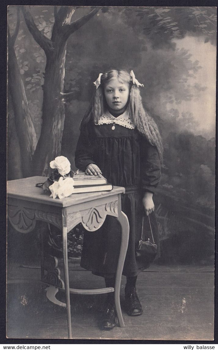 +++ Photo Carte - Phot. Jammar à STOCKAY - WARFUSEE - Portrait Enfant - Jeune Fille   // - Saint-Georges-sur-Meuse