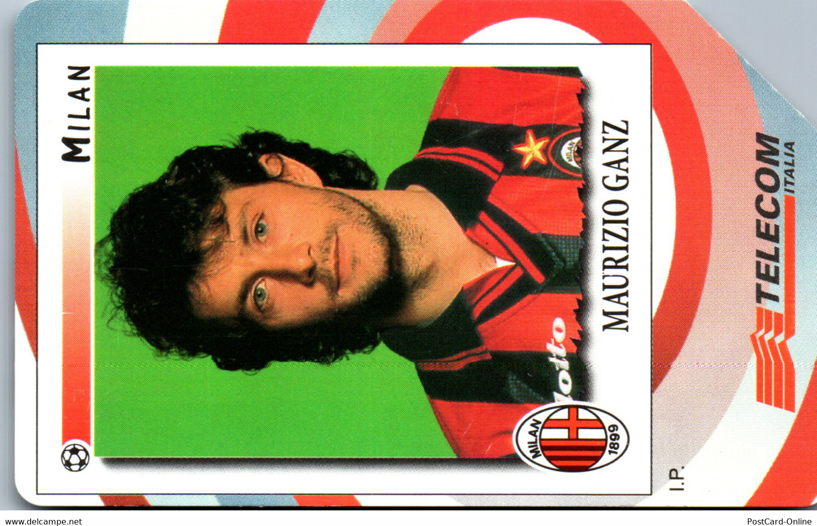 30931 - Italien - Telecom , Panini , Maurizio Ganz , Milan , Football , Fußball - Öff. Diverse TK