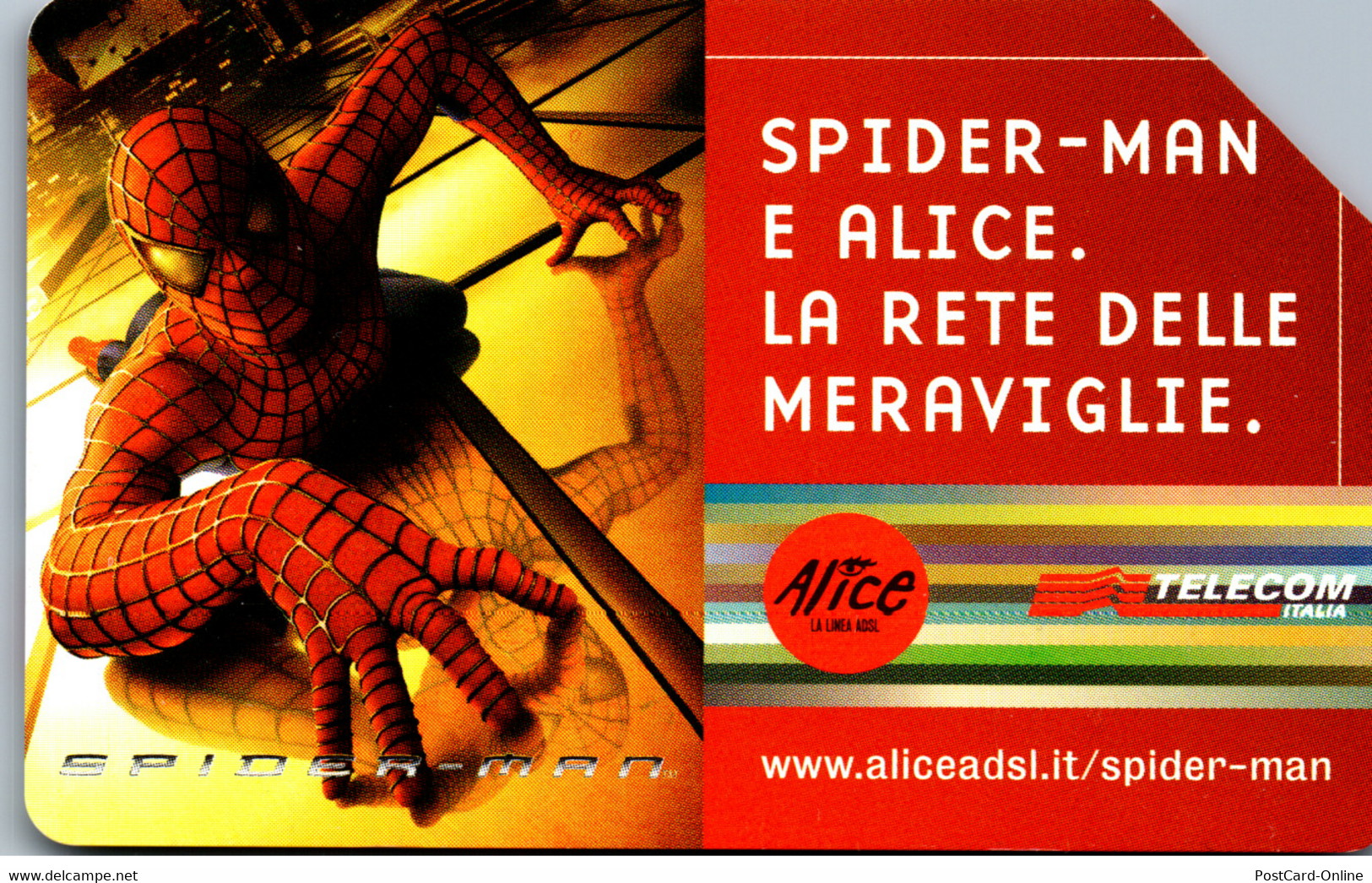 30932 - Italien - Telecom , Alice , Spiderman , Puntotel - Öff. Diverse TK