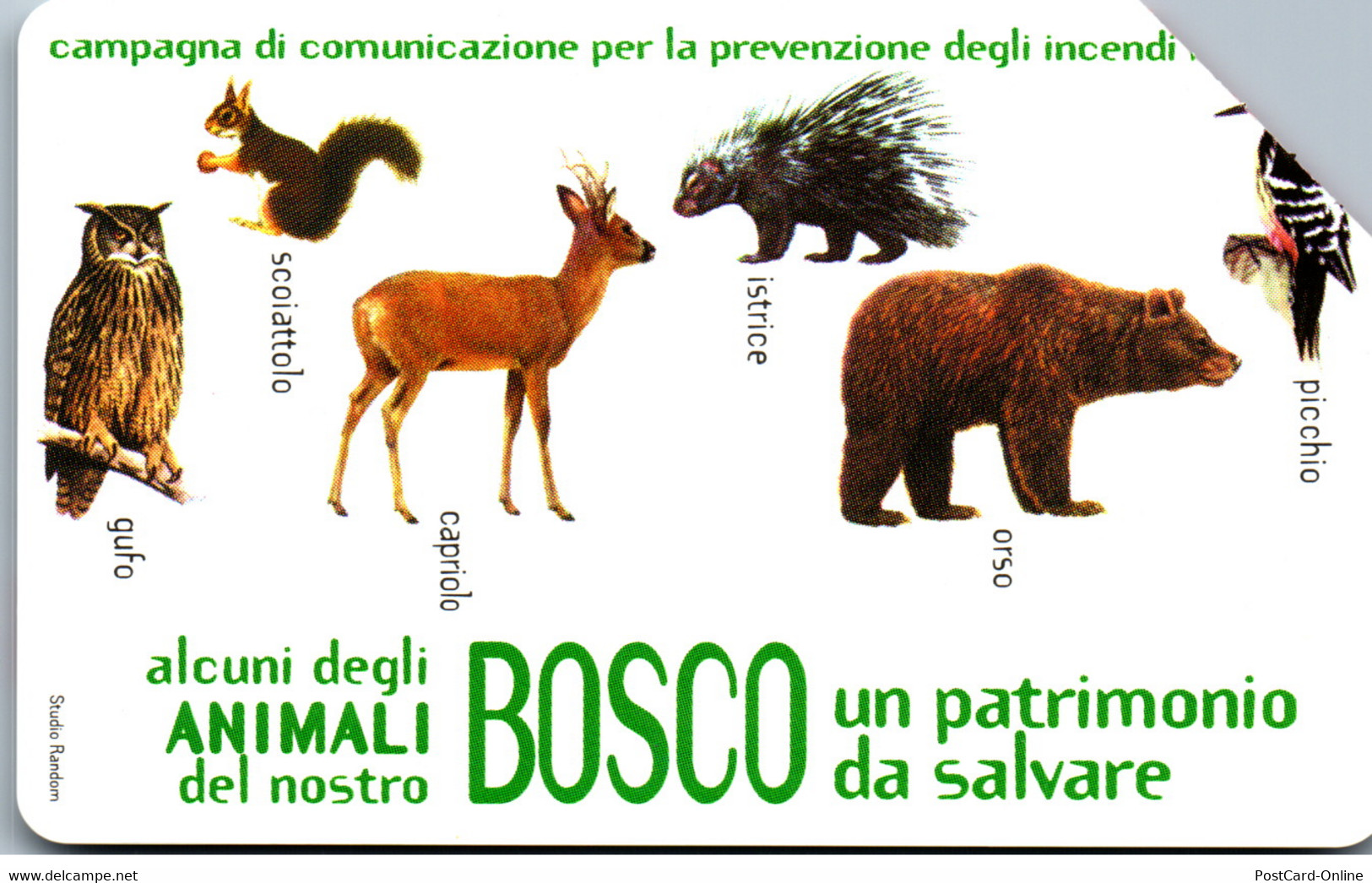 30933 - Italien - Telecom , Il Bosco Da Salvare , Puntotel - Öff. Diverse TK