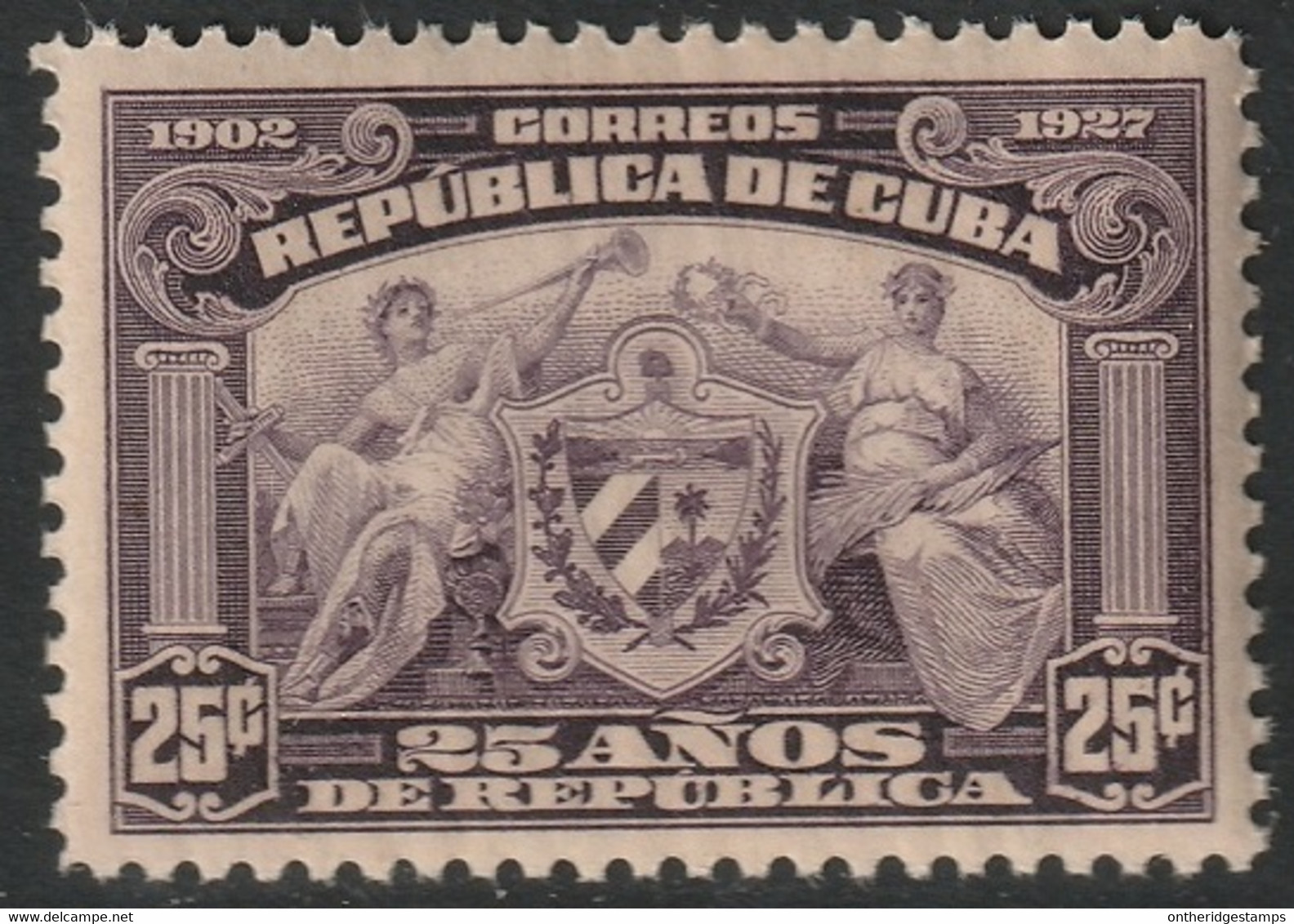 Cuba 1927 Sc 283 Yt 190 MNH** Perf Line Marks On Gum - Nuevos