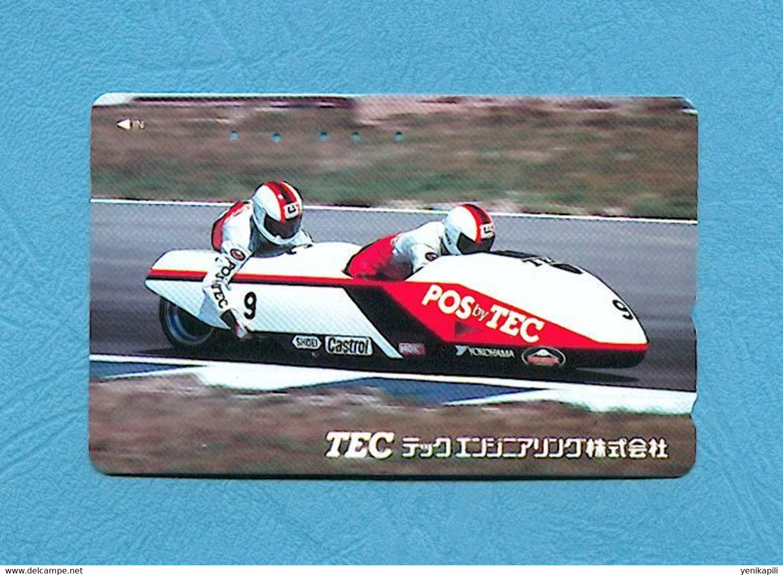 ( 5578 ) - Télécarte JAPON - ( Sidecar / POS By TEC ) - *** TBE *** - Voir Scan - - Motos