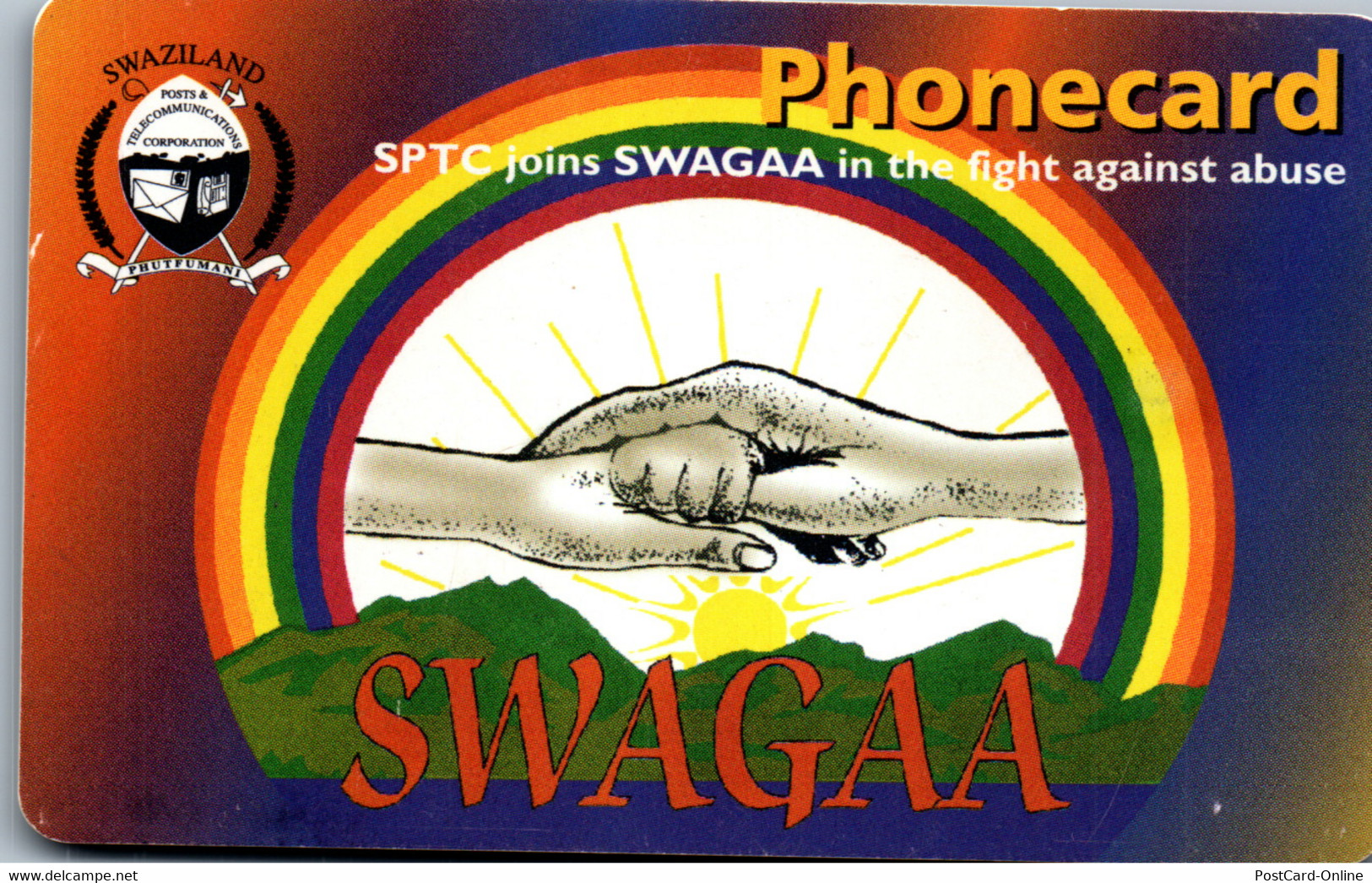 31092 - Swasiland - Swagaa , Phonecard - Swasiland