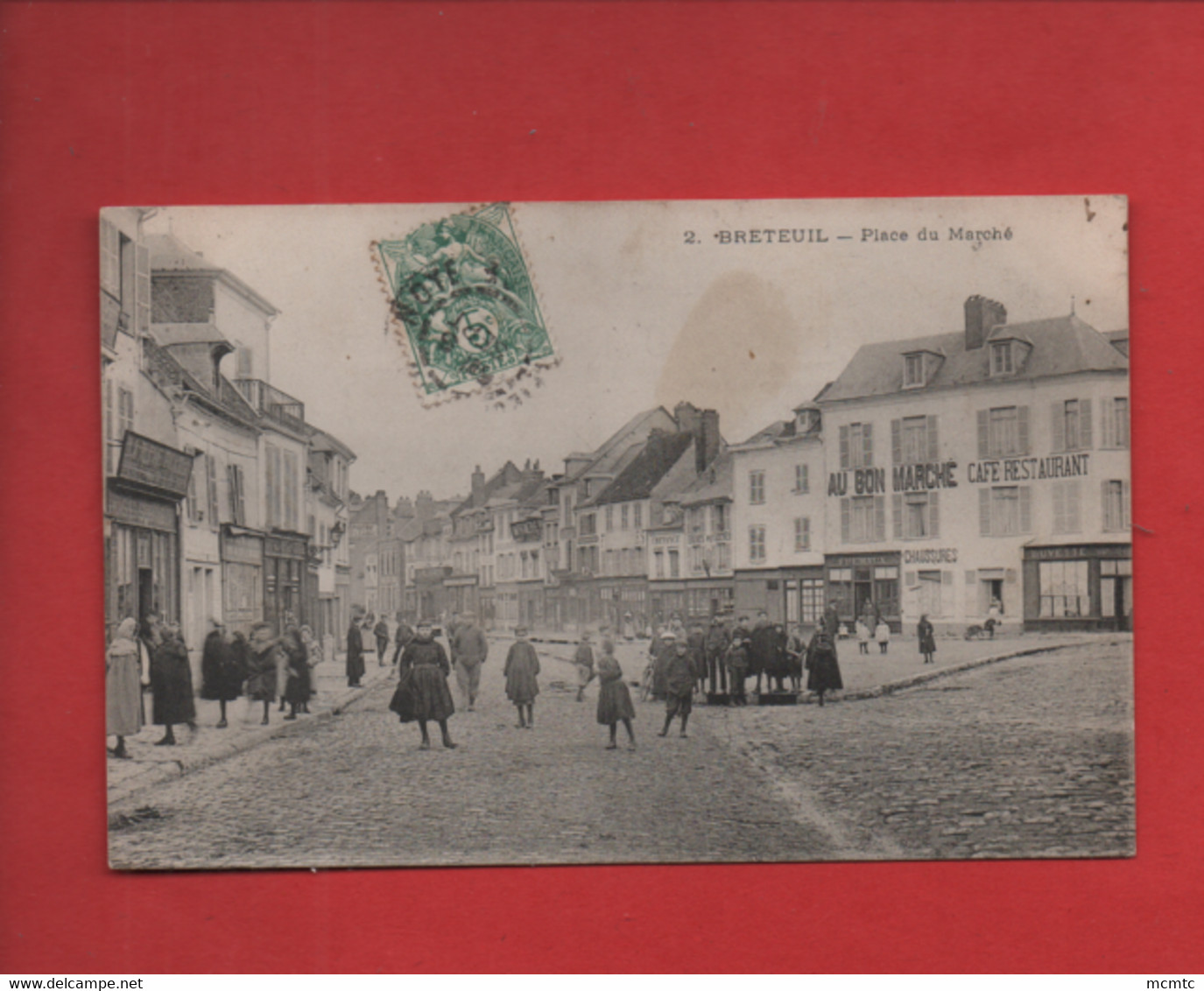 CPA - Breteuil  - Place Du Marché - Breteuil